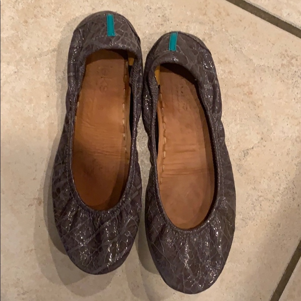 Tieks Slate Gray Croc